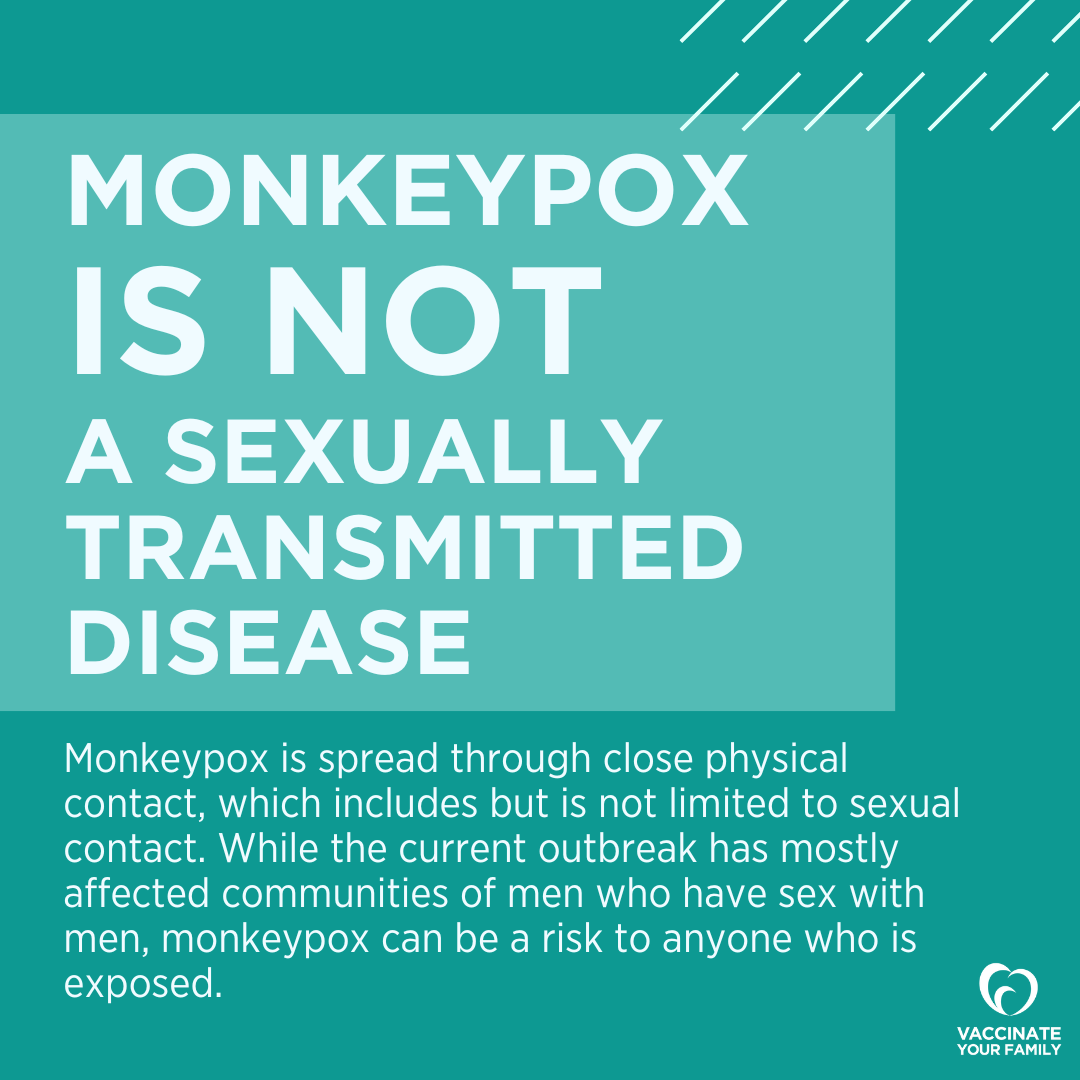 Monkeypox spreads by more than just sexual contact